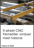 Fem-akset CNC fremstiller vinduer med historie
